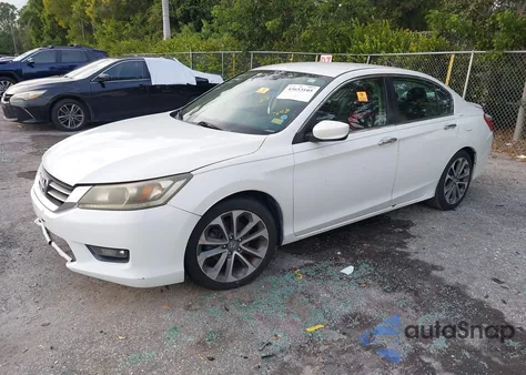 2015 Honda Accord Sport из США, поврежденный, VIN 1HGCR2F56FA017648